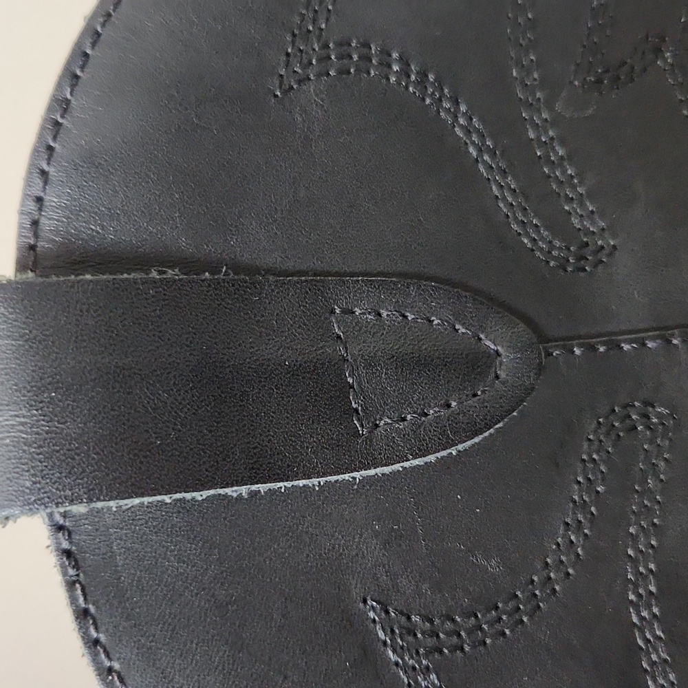 Steve‎ Madden Women's Western Style Leather Boots in Black Size 7M - Picture 10 of 10